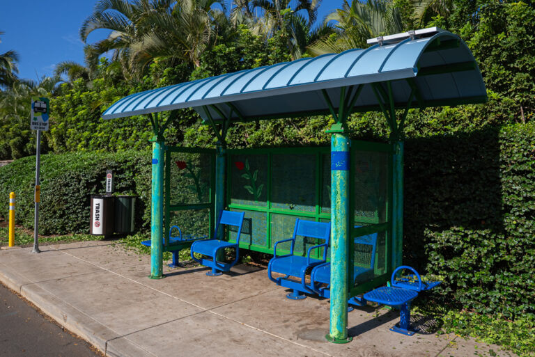 Accessibility and safety improvements for bus riders at Maui County bus stop locations