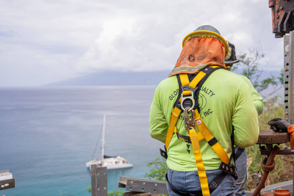 Roadside safety enhancement with new high guardrails and end treatments – Honoapiʻilani Highway project