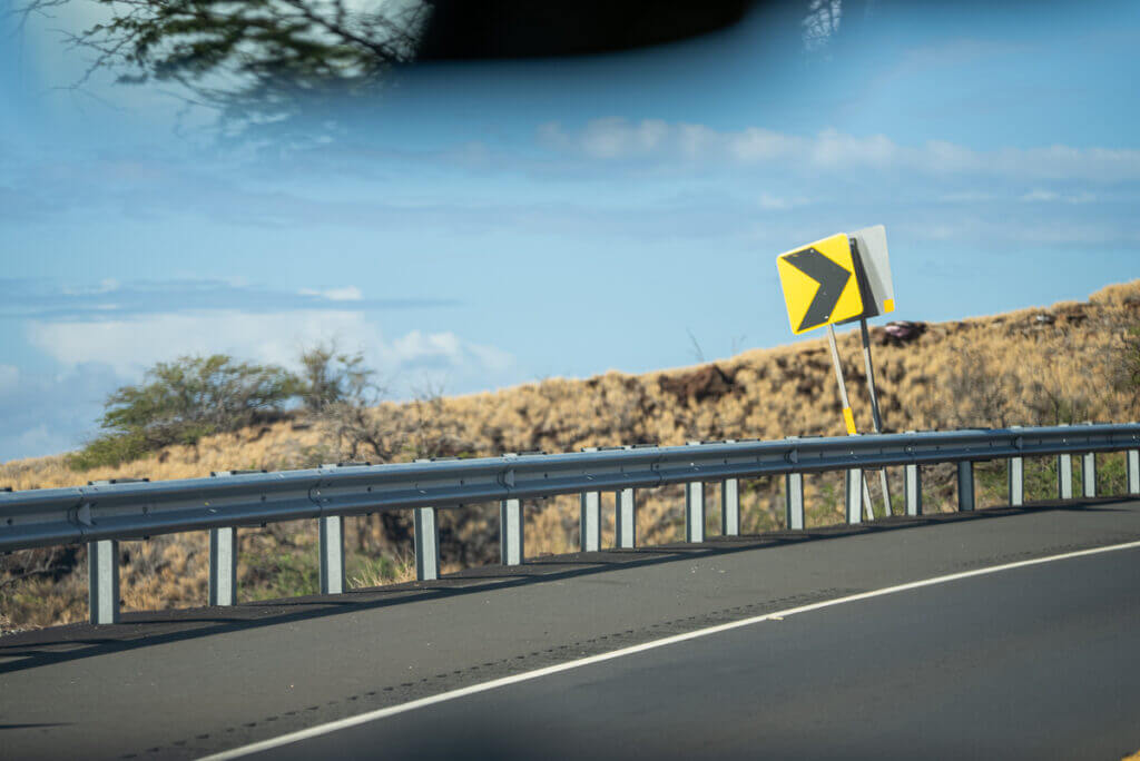 Safety improvement project on Hawaii Belt Road by Global Specialty Contractors for the State Highways Division