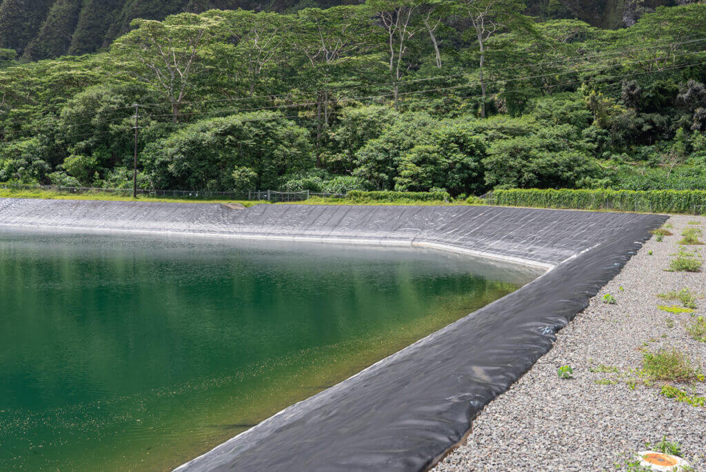 Demolition and restoration of groundwater monitoring wells at Waimanalo Reservoir site