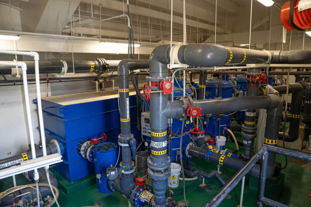 Comprehensive pool system replacement and resurfacing by Global Specialty Contractors at UH Mānoa Olympic dive pool